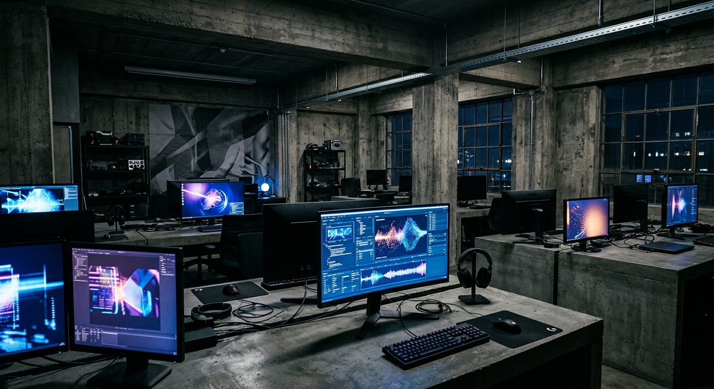 Editorial Yakuma visual for software, games, and digital systems